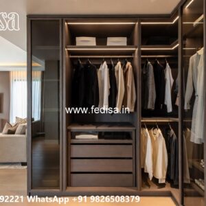 Luxury Wooden Wardrobe Design for Bedrooms No-8267