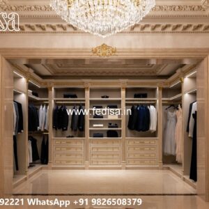 Modern Wardrobe Design with Sliding Glass Doors No-8274