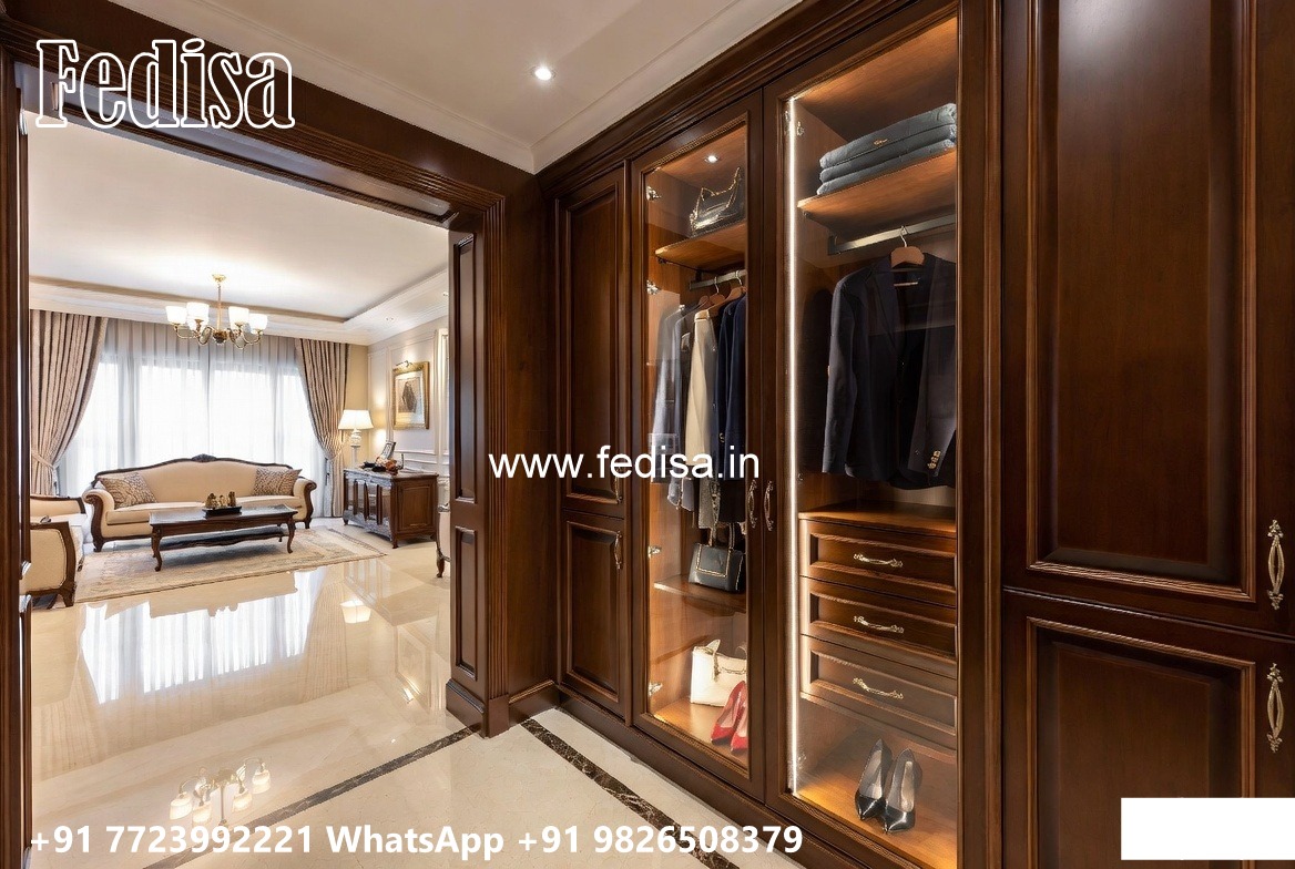 Contemporary Wardrobe Design with Elegant Lines No-8279