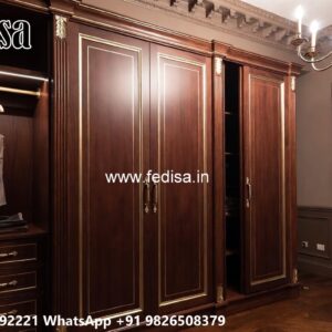 Modern Wardrobe Design with Decorative Panels No-8302