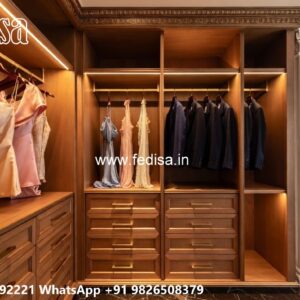 Elegant Wardrobe Design for Luxury Homes No-8303