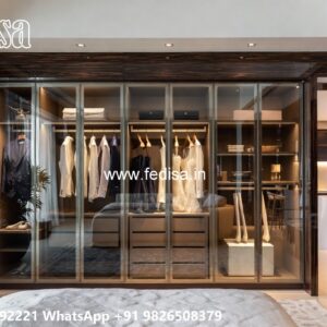 Modern Wardrobe Design with Hidden Lighting No-8309