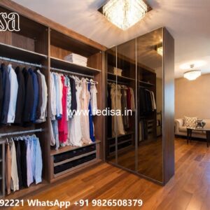 Stylish Wardrobe Design with Sleek Texture No-8310