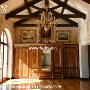 Premium Sliding Wardrobe Design with Mirrors No-8323
