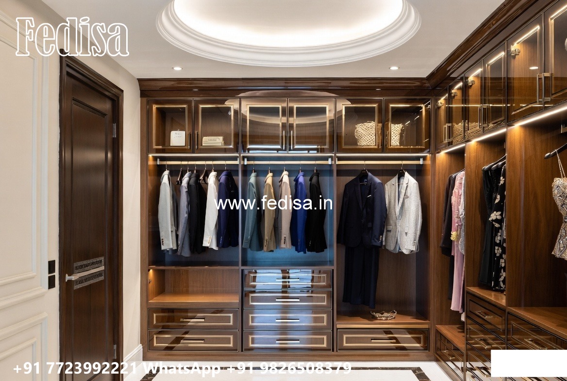 Luxury Wardrobe Design with Wooden Sophistication No-8359