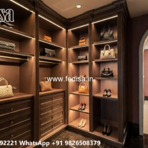 Contemporary Wardrobe Design with Smart Lighting No-8379