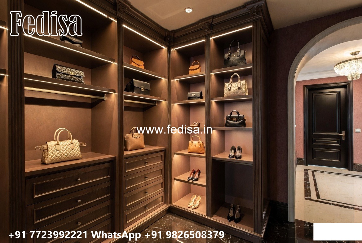 Contemporary Wardrobe Design with Smart Lighting No-8379