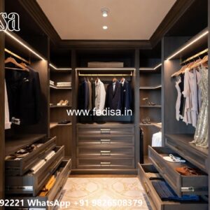 Stylish Wardrobe Design for Luxury Apartments No-8383
