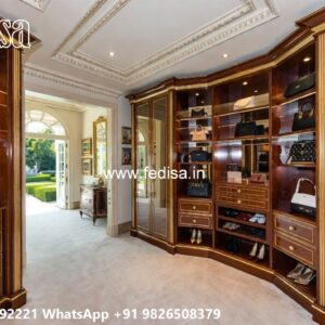 Classic Wardrobe Design with Mirror Doors No-8700