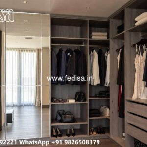 Classic Wardrobe Design with Decorative Panels No-8710