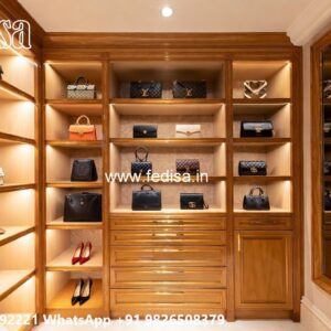 Elegant Wooden Wardrobe Design Concepts No-8718