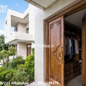 Classic Wardrobe Design with Rich Wood Finish No-8730
