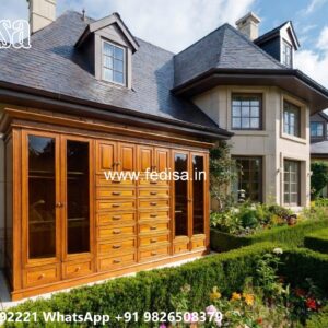 Classic Wardrobe Design with Premium Wood No-8737