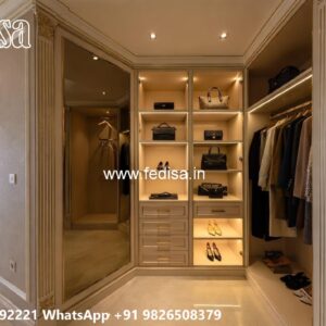 Classic Wardrobe Design with Elegant Storage No-8746