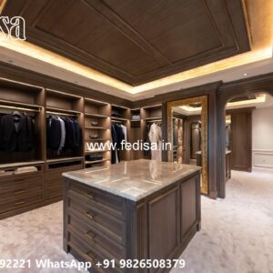 Classic Wardrobe Design with Sliding Doors No-8752