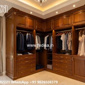 Luxury Classic Wardrobe with Decorative Doors No-8758