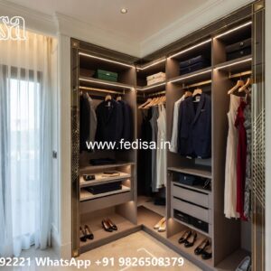 Classic Bedroom Wardrobe with Rich Texture No-8785