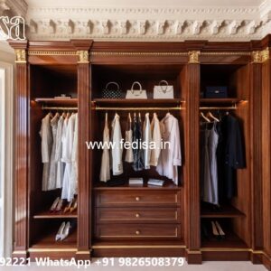 Elegant Wardrobe Design with Traditional Style No-8789