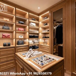 Classic Wardrobe Design with Rich Carvings No-8805