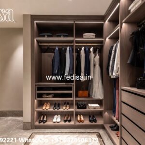 Royal Classic Wardrobe with Mirror Finish No-8818