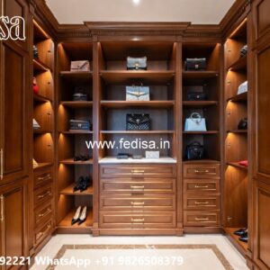 Elegant Wooden Closet for Spacious Bedrooms No-8826