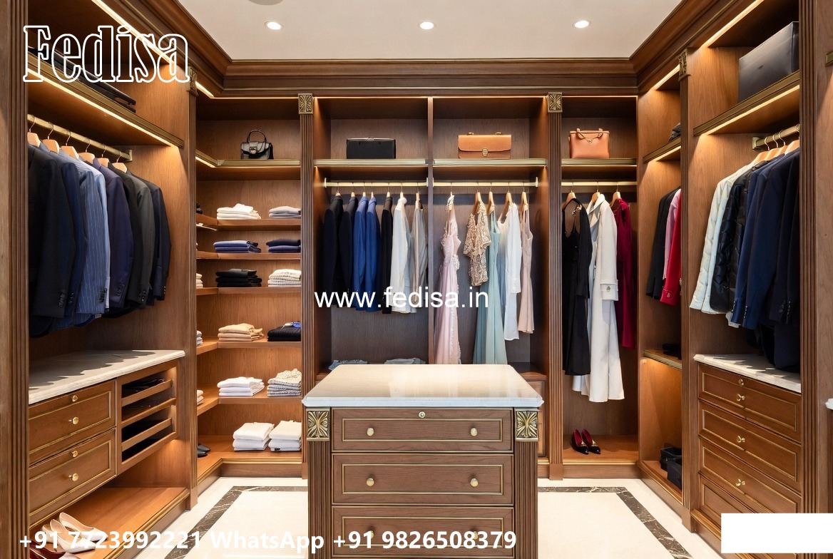 Traditional Wooden Wardrobe with Elegant Touch No-8830