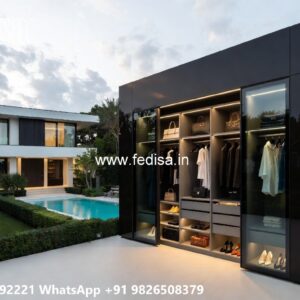 Wooden Closet Design with Elegant Craftsmanship No-8837