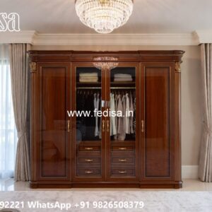 Luxury Classic Wardrobe with Rich Texture No-8863