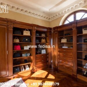 Timeless Closet Design with Wooden Beauty No-8884
