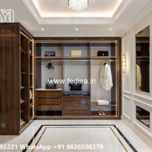 Elegant Bedroom Wardrobe with Rich Finish No-8894