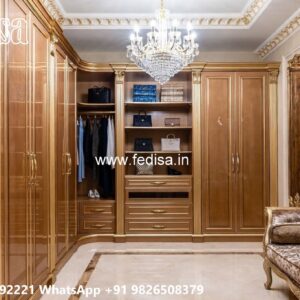 Royal Closet Design with Decorative Details No-8896