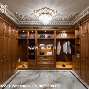 Vintage Wooden Closet with Luxury Touch No-8900