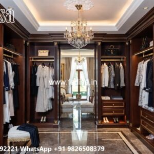 Traditional Bedroom Closet with Luxury Finish No-8928
