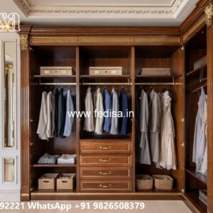 Royal Wardrobe Design with Rich Carvings No-8938