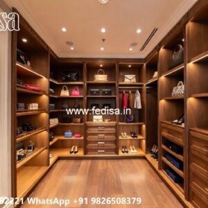 Classic Wardrobe Design with Luxury Mirrors No-8947