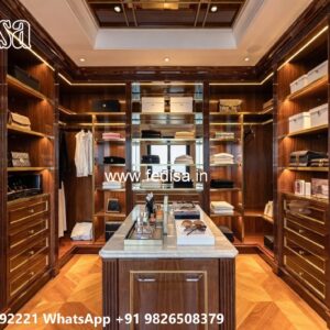 Timeless Wooden Closet with Rich Texture No-8955