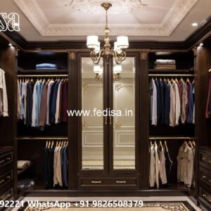 Royal Style Bedroom Wardrobe with Classic Charm No-8957