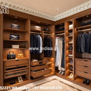 Luxury Classic Closet with Rich Wooden Texture No-8985