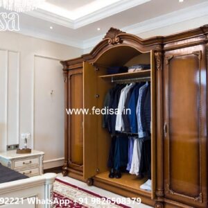 Traditional Wardrobe Design with Elegant Craftsmanship No-8986