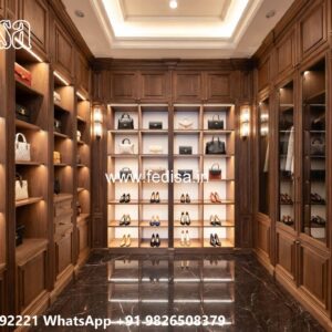 Elegant Wooden Wardrobe Design for Master Bedrooms No-8994
