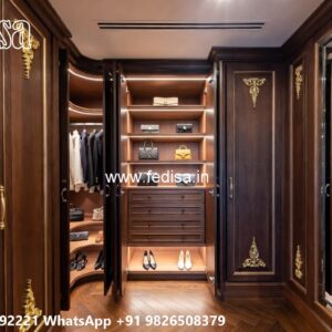 Modern Wardrobe Design with Sleek Finishes No-9050