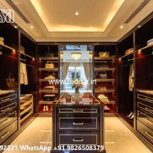 Wardrobe Design with Stylish Handle Details No-9056