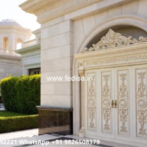 Elegant Wardrobe Design with Mirror Panels No-9064