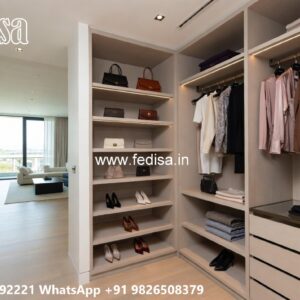 Modern Wardrobe Design with Elegant Lighting No-9073