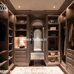Luxury Wardrobe Design with Contemporary Style No-9074