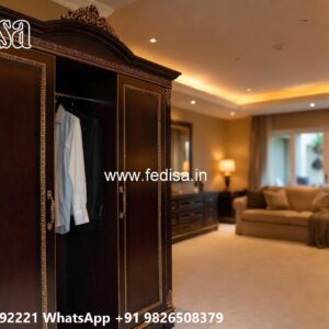 Luxury Wardrobe Design with Stylish Lighting No-9094