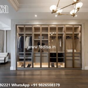 Designer Wardrobe Design with Mirror Finish No-9098