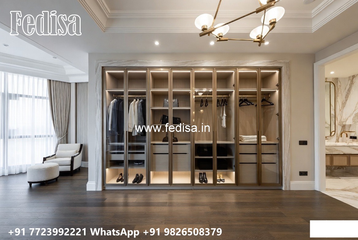 Designer Wardrobe Design with Mirror Finish No-9098