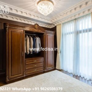 Wooden Wardrobe Design with Modern Appeal No-9104