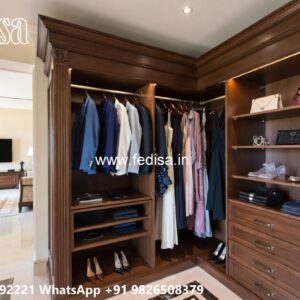 Modern Wardrobe Design with Sleek Storage No-9107